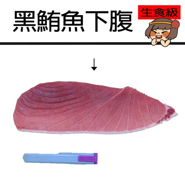 黑鮪魚下腹(600g/整條/未切)